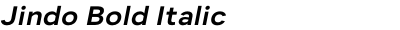 Jindo Bold Italic